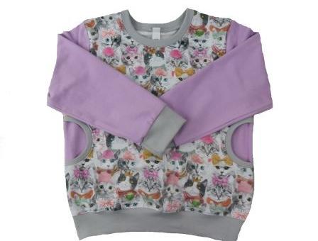 dívčí kalhotky modré puntík