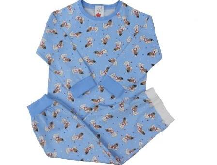 dívčí kalhotky modré puntík