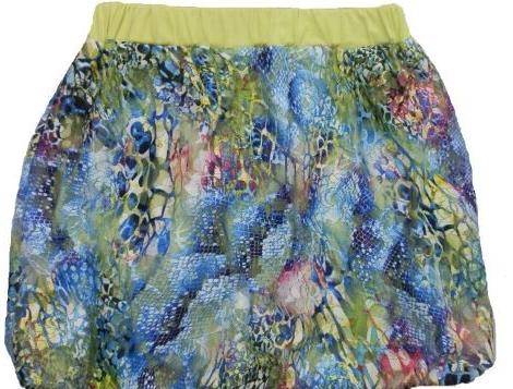 dívčí kalhotky modré puntík