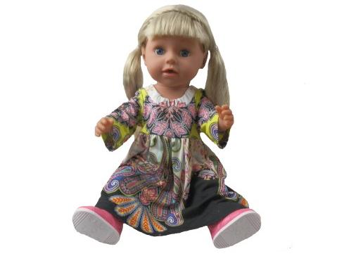 dívčí kalhotky modré puntík