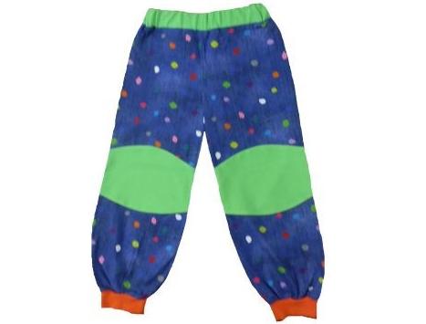 dívčí kalhotky modré puntík