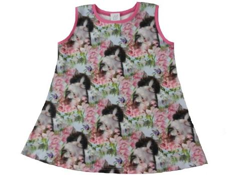 dívčí kalhotky modré puntík