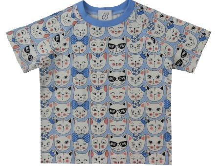 dívčí kalhotky modré puntík