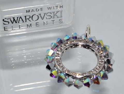 Stříbrný kroužek Swarovski