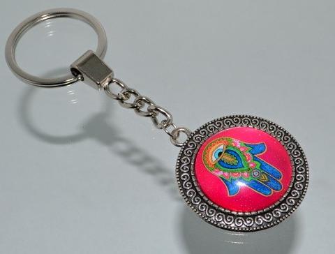 Přívěsek na klíče - Hamsa (3440) přívěsek přívěšek klíče klíč klíčenka barevný přívěsek na klíče přívěšek na klíče hamsa 