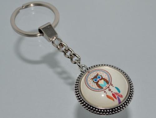 Přívěsek na klíče- lapač snů (3467) přívěsek přívěšek klíče klíč klíčenka barevný přívěsek na klíče lapač catcher dreamcatcher přívěšek na klíče lapač snů lapačsnů 