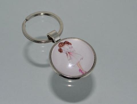 Přívěsek na klíče - máma (3639) přívěsek přívěšek klíče klíč klíčenka barevný rodina dcera přívěsek na klíče máma přívěšek na klíče máma a dcera 