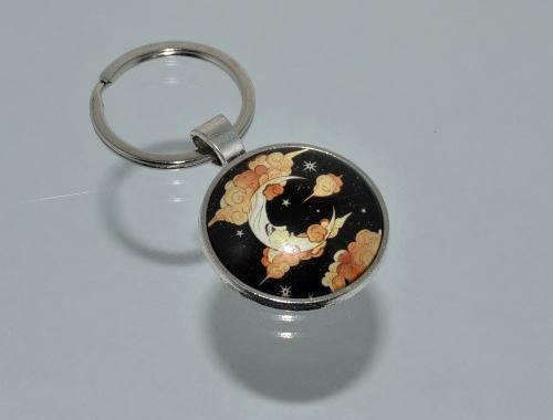 Přívěsek na klíče -slunce (3678) přívěsek přívěšek klíče klíč klíčenka slunce barevný černý měsíc přívěsky přívěšky na klíče přívěsek na klíče přívěseknaklíče naklíče měsíc a slunce slunce a měsíc 