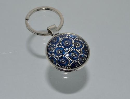 Přívěsek na klíče - vzor (3720) přívěsek modrý ornament přívěšek klíče klíč klíčenka barevný vzor ornamenty přívěsky přívěšky vzorovaný na klíče přívěsek na klíče přívěseknaklíče naklíče 