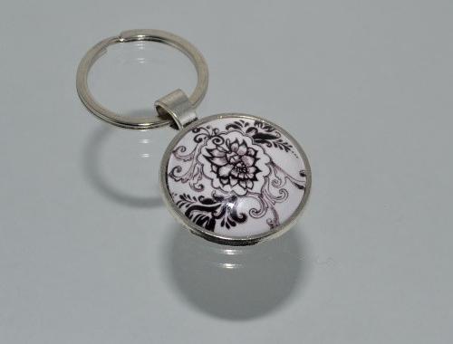 Přívěsek na klíče-černobílý (3746) přívěsek ornament přívěšek klíče klíč klíčenka barevný vzor ornamenty vzory přívěsky přívěšky černobílý na klíče přívěsek na klíče bíločerný přívěseknaklíče naklíče 