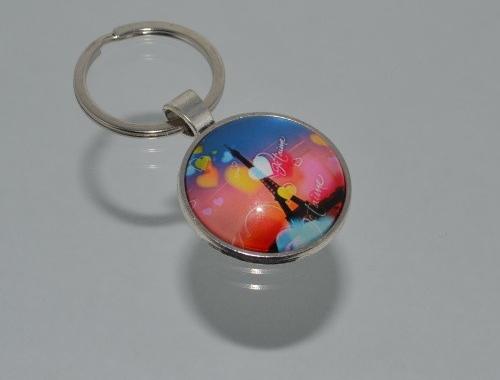 Přívěsek - Eiffelova věž (3775) přívěsek přívěšek klíče klíč klíčenka francie barevný paříž paris přívěsek na klíče přívěšek na klíče v paříti 