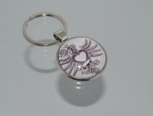 Přívěsek na klíče černobílý (3781) přívěsek ornament přívěšek klíče klíč klíčenka barevný vzor ornamenty vzory vzorovaný černobílý přívěsek na klíče bíločerný přívěšek na klíče 