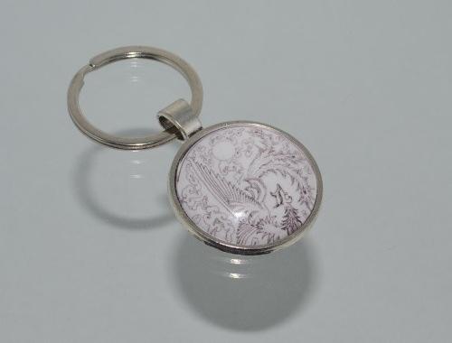 Přívěsek na klíče černobílý (3782) přívěsek ornament přívěšek klíče klíč klíčenka barevný vzor ornamenty vzory vzorovaný černobílý přívěsek na klíče bíločerný přívěšek na klíče 