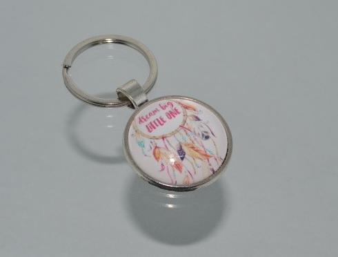 Přívěsek na klíče- lapač snů (3832) přívěsek přívěšek klíče klíč klíčenka barevný přívěsek na klíče lapač catcher dreamcatcher přívěšek na klíče lapač snů lapačsnů 