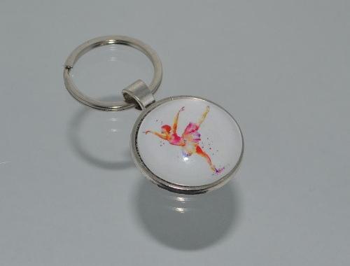 Přívěsek na klíče - baletka (3843)