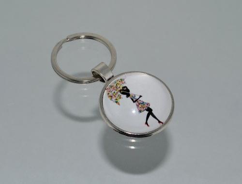 Přívěsek na klíče - víla (3909) přívěsek víla panenka přívěšek klíče klíč klíčenka barevný přívěsek na klíče přívěšek na klíče jako panenka 