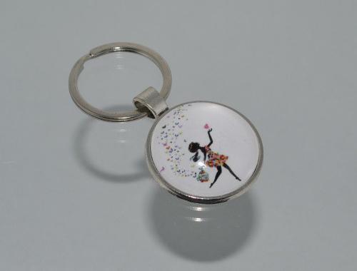 Přívěsek na klíče - víla (3912) přívěsek víla panenka přívěšek klíče klíč klíčenka barevný přívěsek na klíče přívěšek na klíče jako panenka 