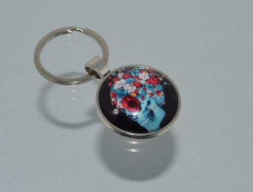 Přívěsek na klíče - lebka (3963)