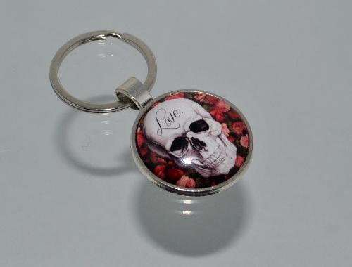 Přívěsek na klíče - lebka (3967) přívěsek přívěšek klíče klíč klíčenka barevný lebka přívěsek na klíče lebky přívěšek na klíče 