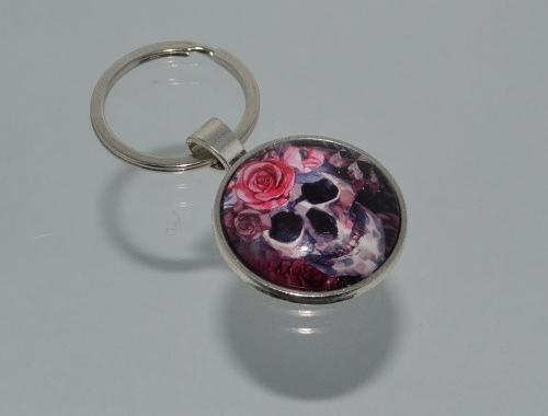 Přívěsek na klíče - lebka (3969) přívěsek přívěšek klíče klíč klíčenka barevný lebka přívěsek na klíče lebky přívěšek na klíče 