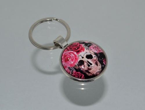Přívěsek na klíče - lebka (3971) přívěsek přívěšek klíče klíč klíčenka barevný lebka přívěsek na klíče lebky přívěšek na klíče 