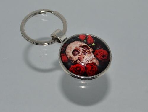 Přívěsek na klíče - lebka (3973) přívěsek přívěšek klíče klíč klíčenka barevný lebka přívěsek na klíče lebky přívěšek na klíče 