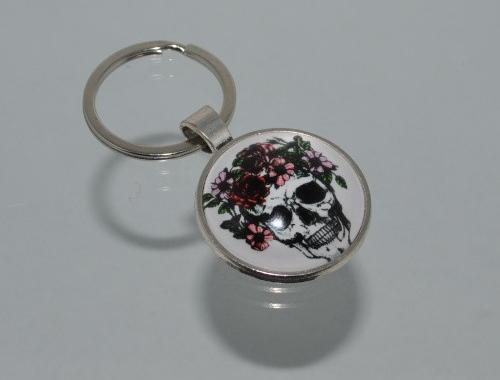 Přívěsek na klíče - lebka (3977)
