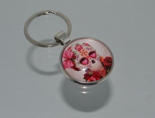 Přívěsek na klíče - lebka (3978)