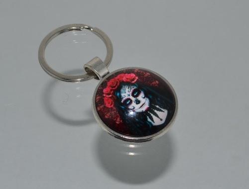 Přívěsek na klíče - dáma (3990) přívěsek přívěšek dáma klíče klíč klíčenka barevný přívěsek na klíče přívěšek na klíče 