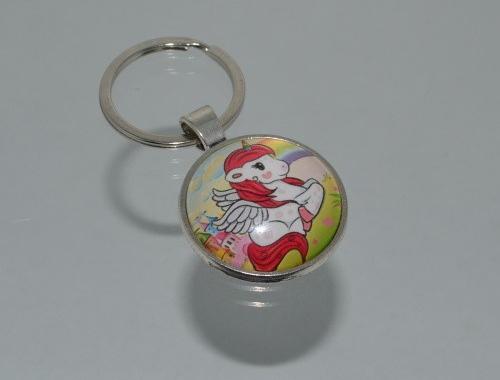 Přívěsek na klíče jednorožec (4024) přívěsek přívěšek klíče klíč klíčenka barevný jednorožec přívěsek na klíče unicorn přívěšek na klíče jednorožci 