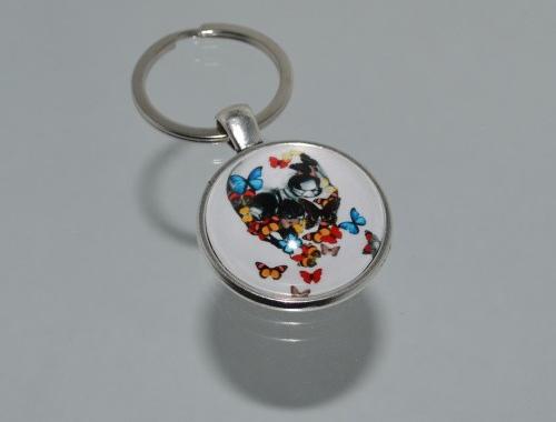 Přívěsek na klíče - lebka (4054) přívěsek přívěšek klíče klíč klíčenka barevný lebka přívěsek na klíče lebky přívěšek na klíče 