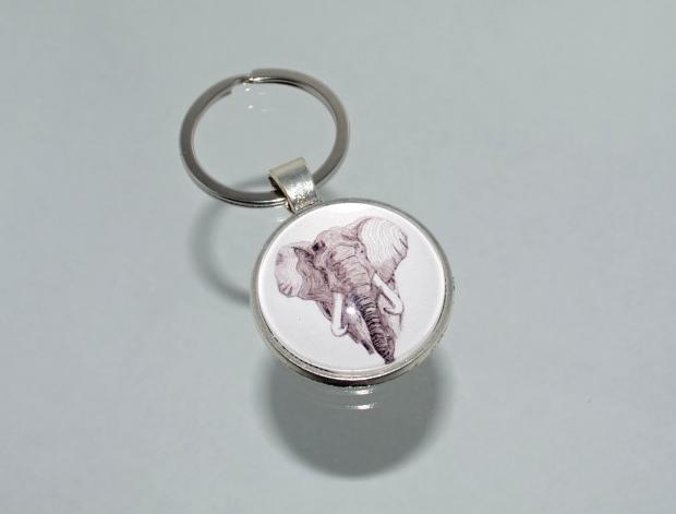 Přívěsek na klíče - slon (4121) přívěsek přívěšek klíče klíč klíčenka barevný slon sloni sloní přívěsek na klíče přívěšek na klíče elephant 