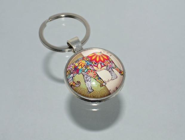 Přívěsek na klíče - slon (4124) přívěsek přívěšek klíče klíč klíčenka barevný slon sloni sloní přívěsek na klíče přívěšek na klíče elephant 