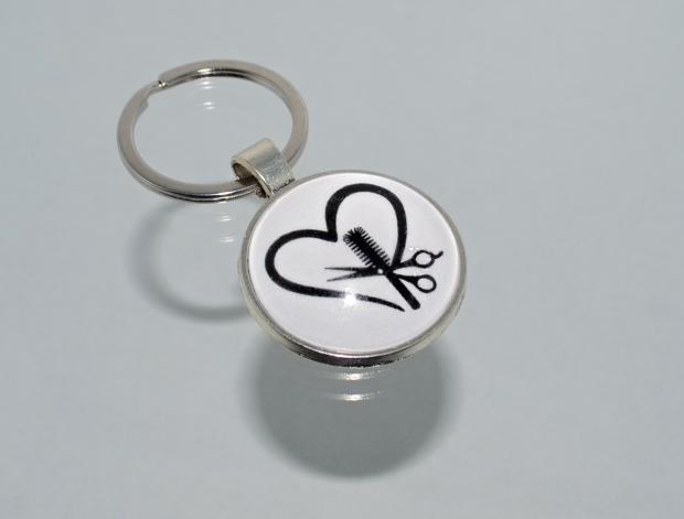 Přívěsek na klíče - kadeřník (4129)