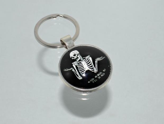 Přívěsek na klíče - kostra (4162) přívěsek přívěšek klíče klíč klíčenka barevný kostra kostlivec přívěsek na klíče přívěšek na klíče kostry kostlivci 