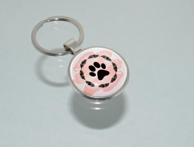 Přívěsek na klíče - tlapka (4169) přívěsek pes pejsek přívěšek klíče klíč klíčenka barevný tlapka tlapky packa přívěsek na klíče packy tlapa přívěšek na klíče tlapy pro pejskaře 
