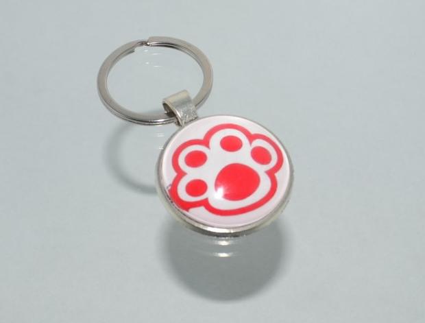 Přívěsek na klíče - tlapka (4179) přívěsek pes pejsek přívěšek klíče klíč klíčenka barevný tlapka tlapky packa přívěsek na klíče packy tlapa přívěšek na klíče tlapy pro pejskaře 