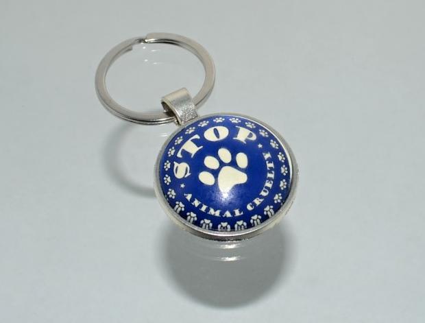 Přívěsek na klíče - tlapka (4183) přívěsek pes pejsek přívěšek klíče klíč klíčenka barevný tlapka tlapky packa přívěsek na klíče packy tlapa přívěšek na klíče tlapy pro pejskaře 