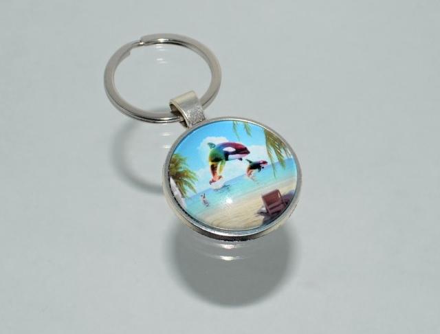 Přívěsek na klíče - delfíni (4262) přívěsek moře přívěšek klíče klíč klíčenka mořský barevný delfín delfíni přívěsek na klíče přívěšek na klíče 