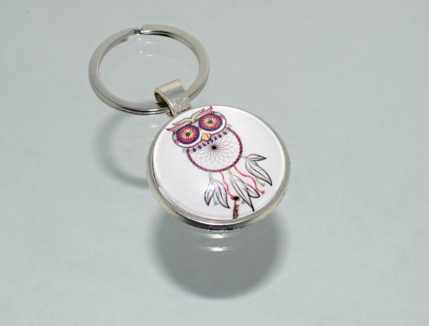 Přívěsek na klíče - sova (4314)