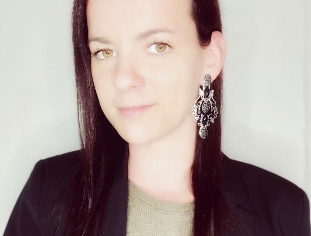 Luxusní černo šedé náušnice