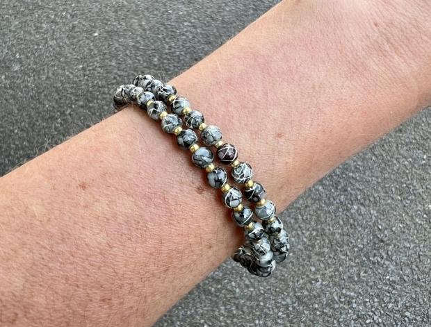 Náramek - tmavě šedý