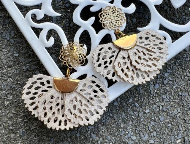 Náušnice - vějíře