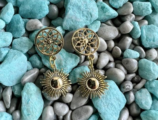 Náušnice - sluníčka