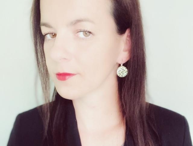 Náušnice - kostkované