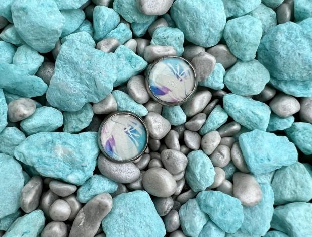 Náušnice - barevný vzor