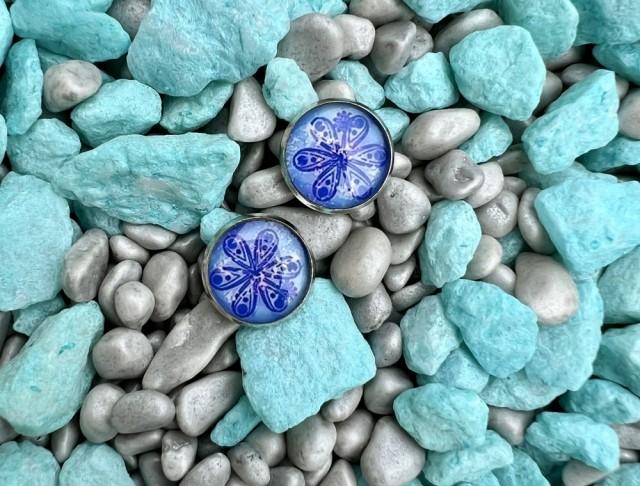 Náušnice - kytička