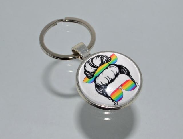 Přívěsek na klíče - brýle (02)