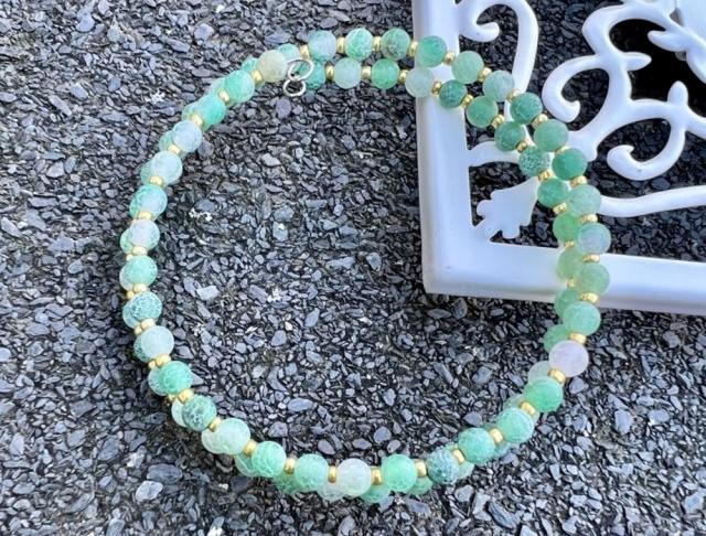 Náramek - ledově zelený