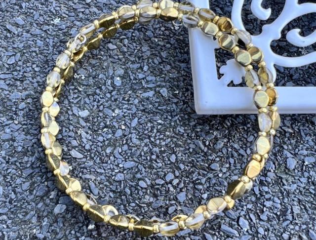 Náramek - zlato čirý